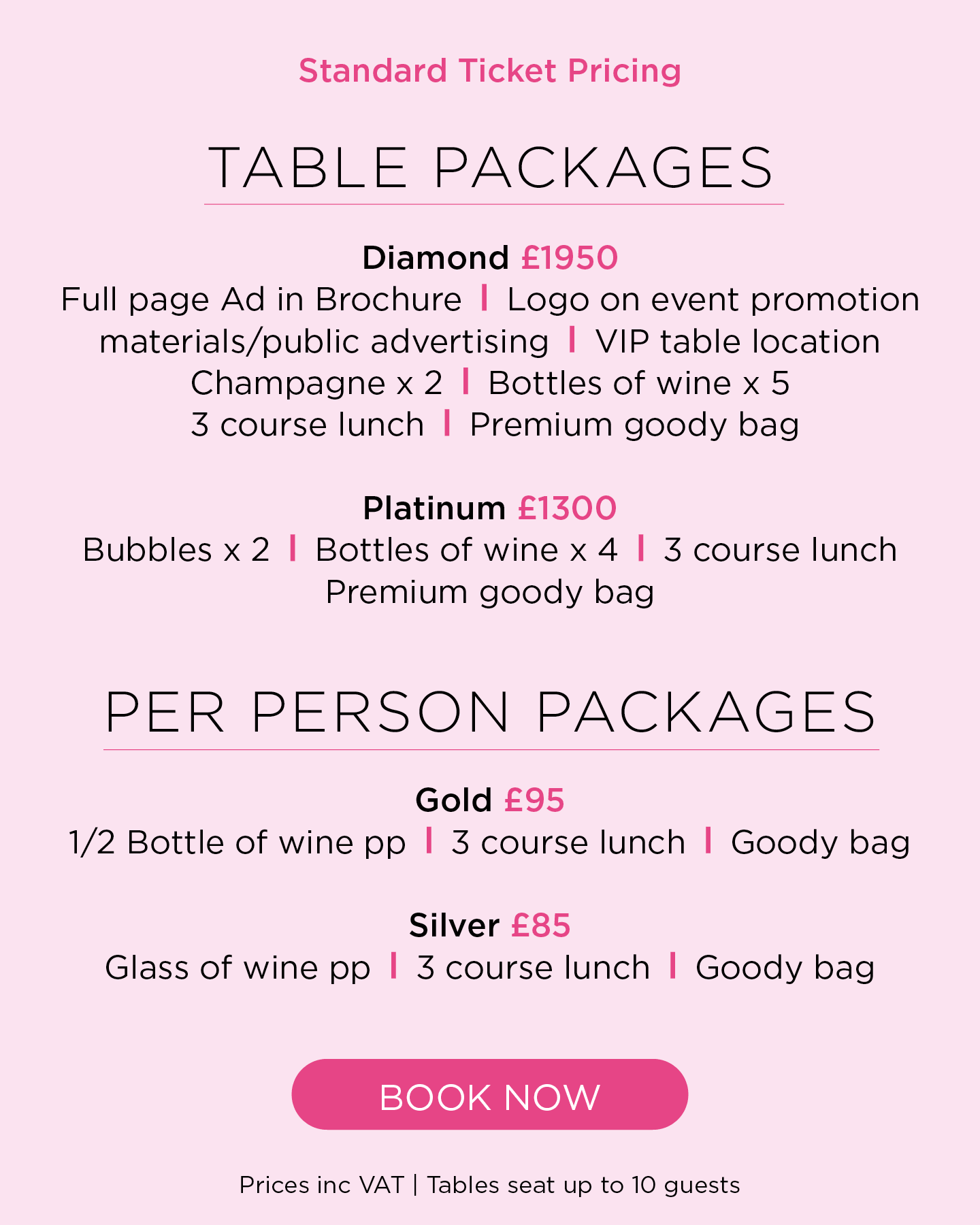 Lashes ticket prices